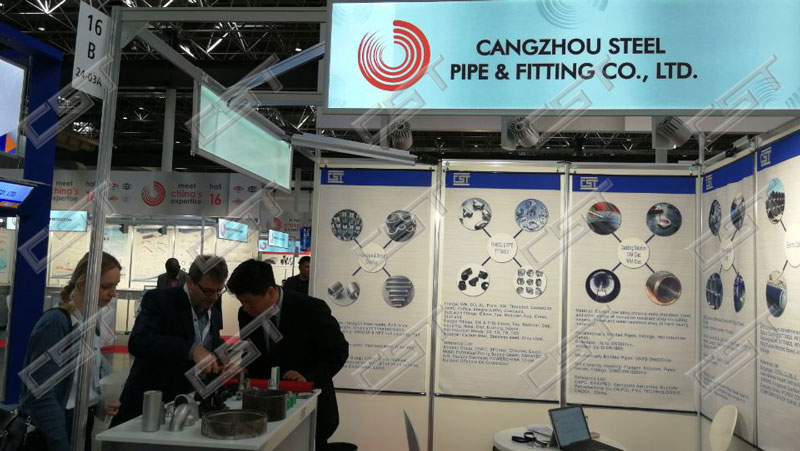 Cangzhou Steel Pipe Fittings CO.LTD attended the Tube Wire Dusseldorf 2018
